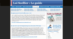 Desktop Screenshot of impots-loi-scellier.com